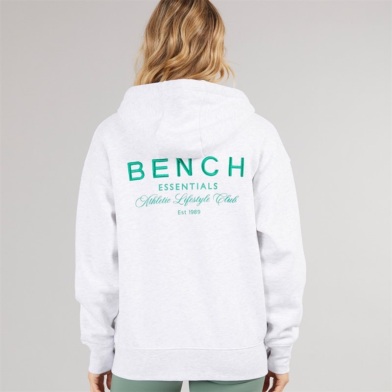 Bench Womens Catryn Hoodie Ice Grey Marl - Image 3