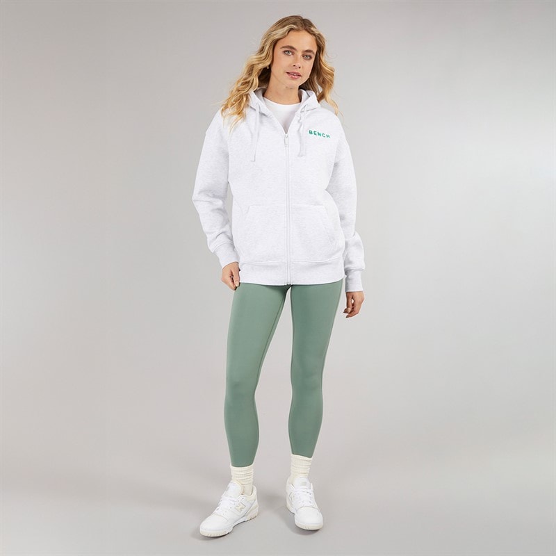 Bench Womens Catryn Hoodie Ice Grey Marl - Image 4