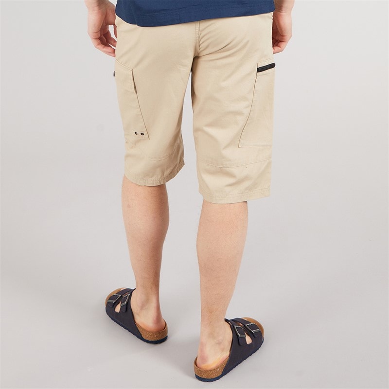 Bench Mens Avaros Cargo Shorts Stone - Image 2