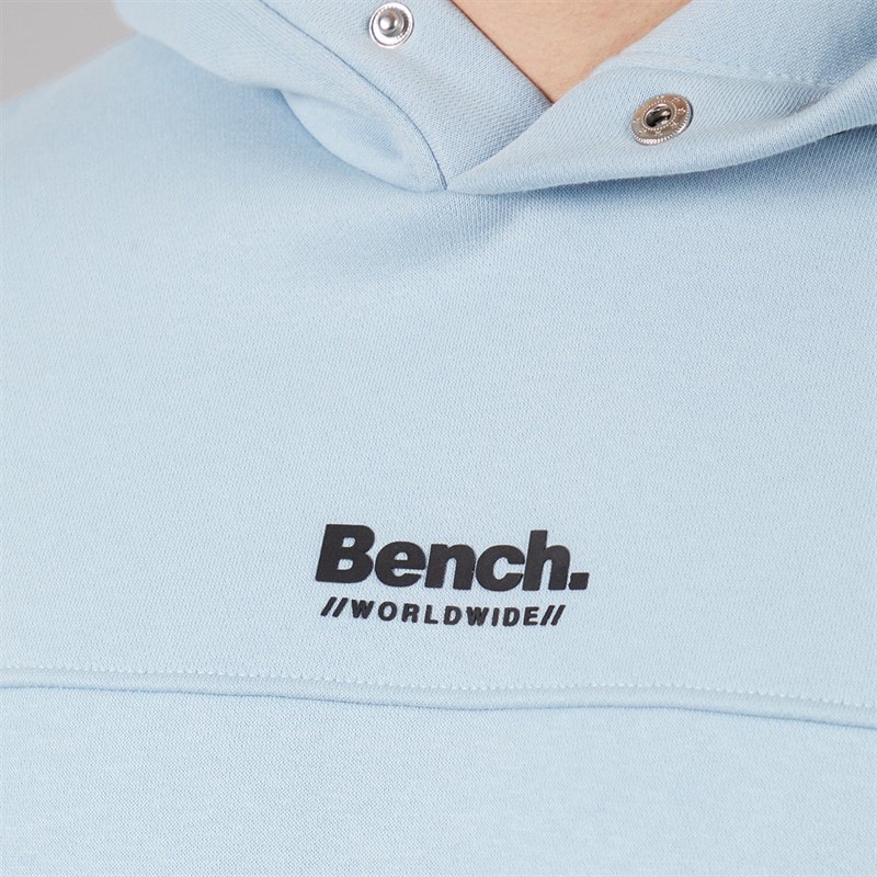 Bench Mens Mozoni Hoodie Blue Aura - Image 3