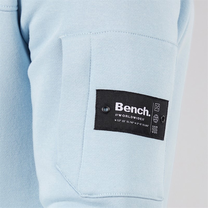 Bench Mens Mozoni Hoodie Blue Aura - Image 5