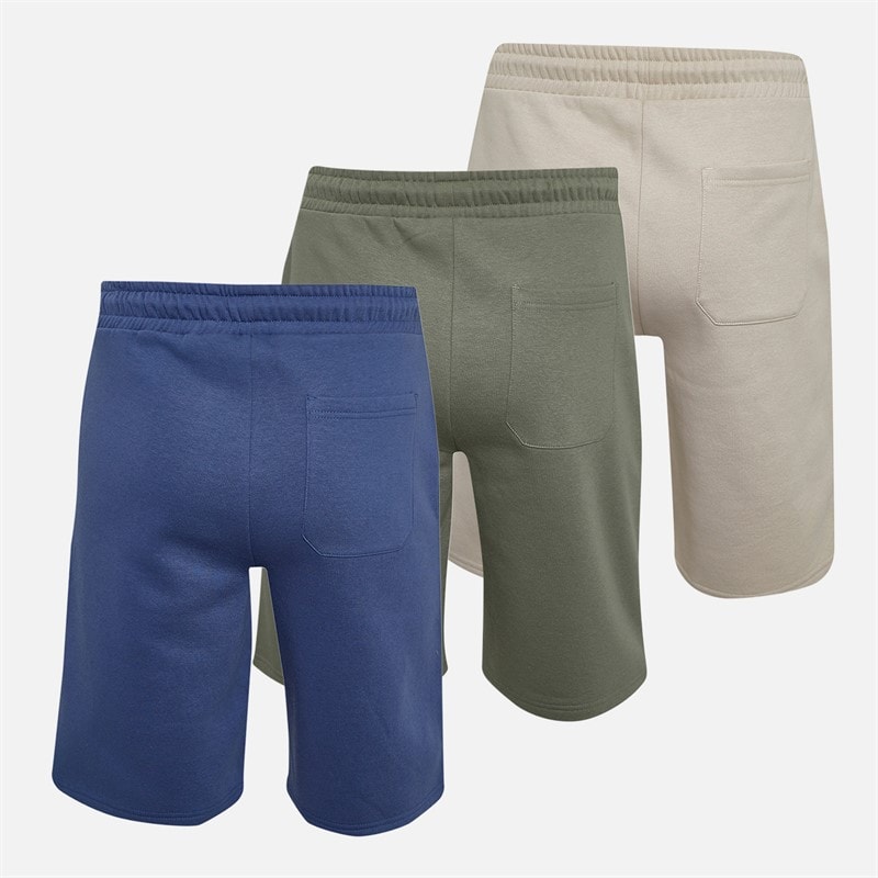 Bench Mens Holoss Three Pack Shorts Mid Blue/Light Stone/Sage - Image 2