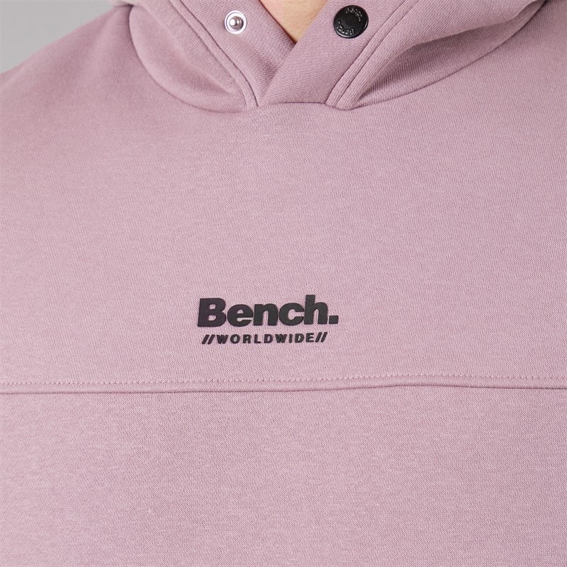 Bench Mens Mozoni Hoodie Faded Purple - Image 3