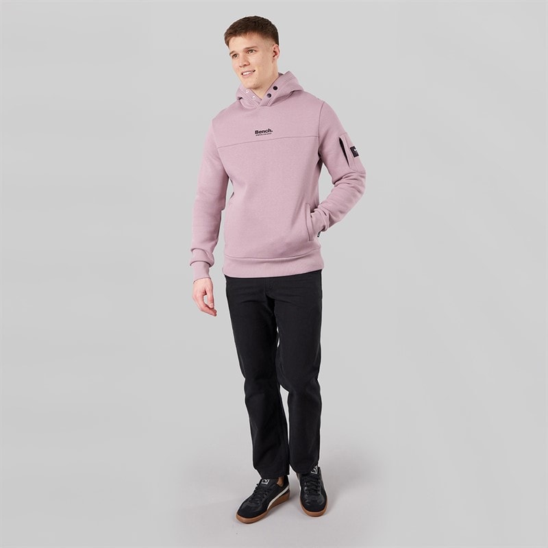 Bench Mens Mozoni Hoodie Faded Purple - Image 4