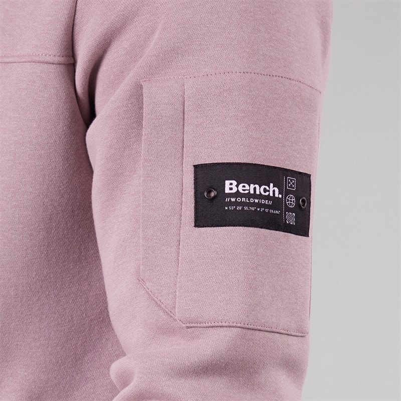 Bench Mens Mozoni Hoodie Faded Purple - Image 5