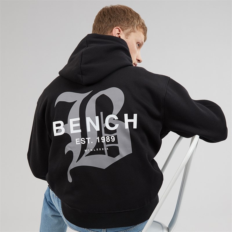 Bench Mens Etiva Hoodie Black