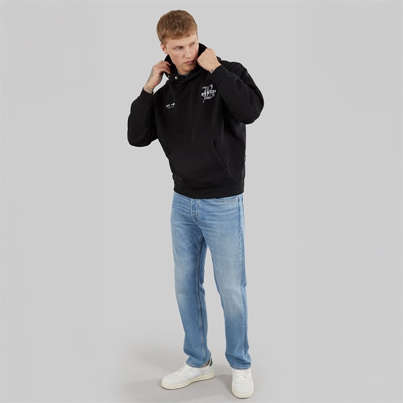 Bench Mens Etiva Hoodie Black - Image 4