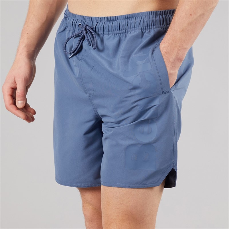 Bench Mens Covian Swim Shorts Mid Blue