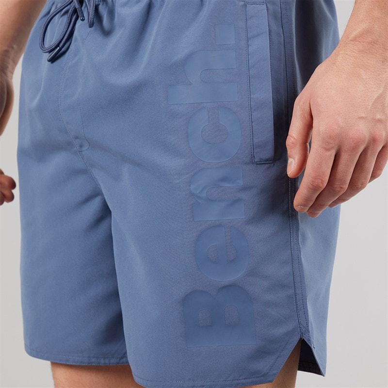 Bench Mens Covian Swim Shorts Mid Blue - Image 3