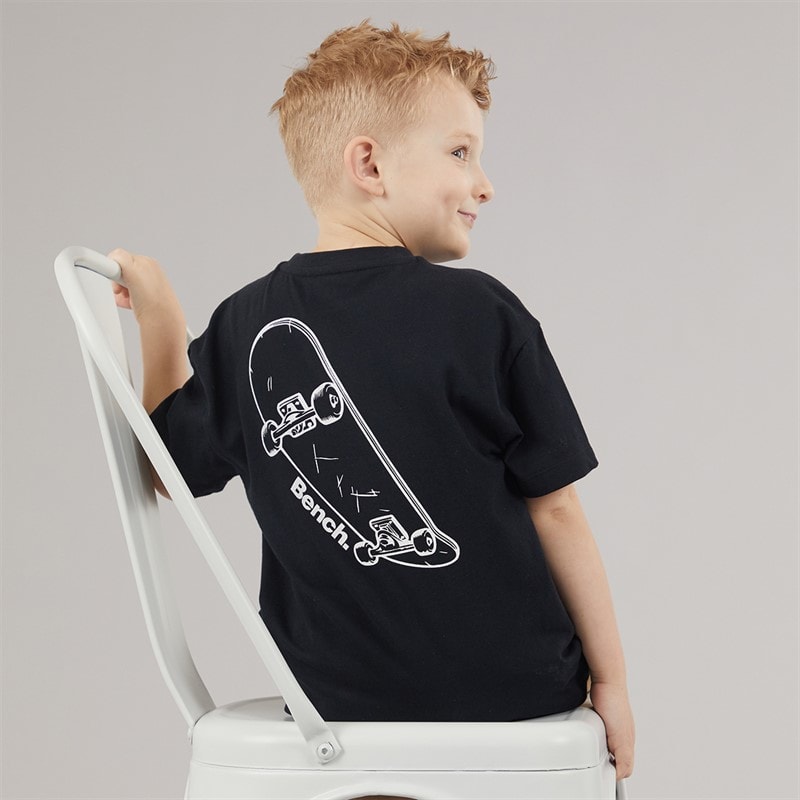 Bench Boys T-Shirt And Cargo Trousers Set Black - Image 3