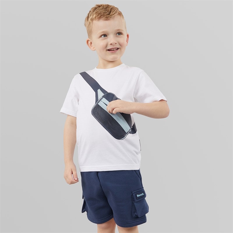 Bench Boys T-Shirt And Shorts Set Blue - Image 1