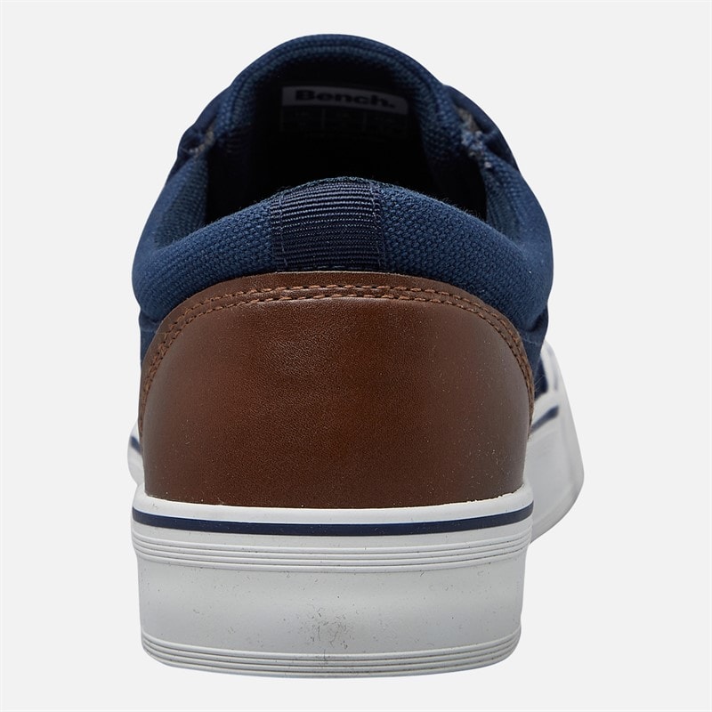 Bench Mens Donnie Canvas Trainers Navy - Image 3