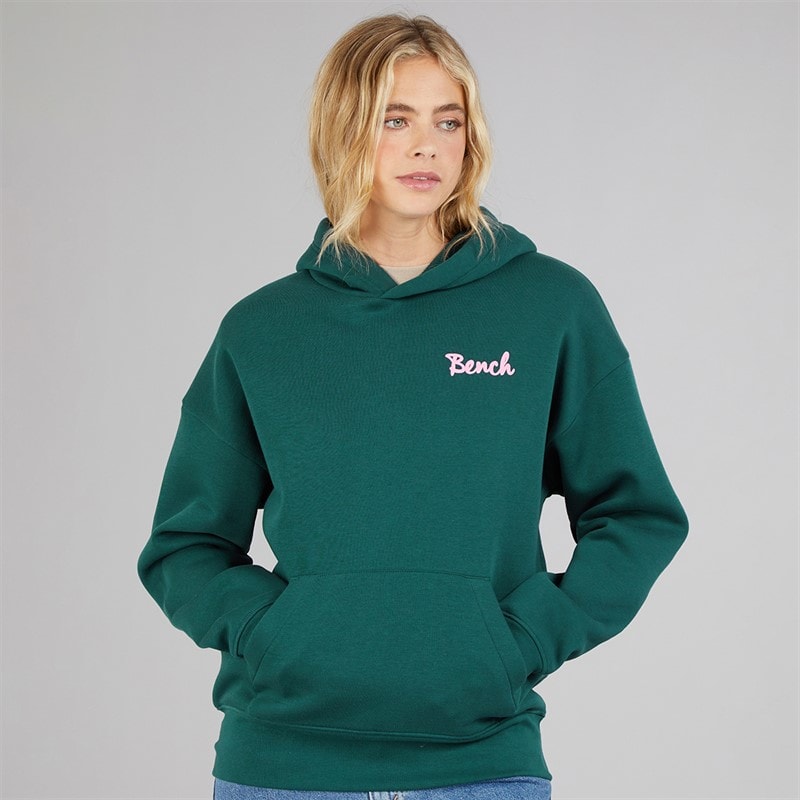 Bench Womens Lerra Hoodie Deep Teal - Image 2