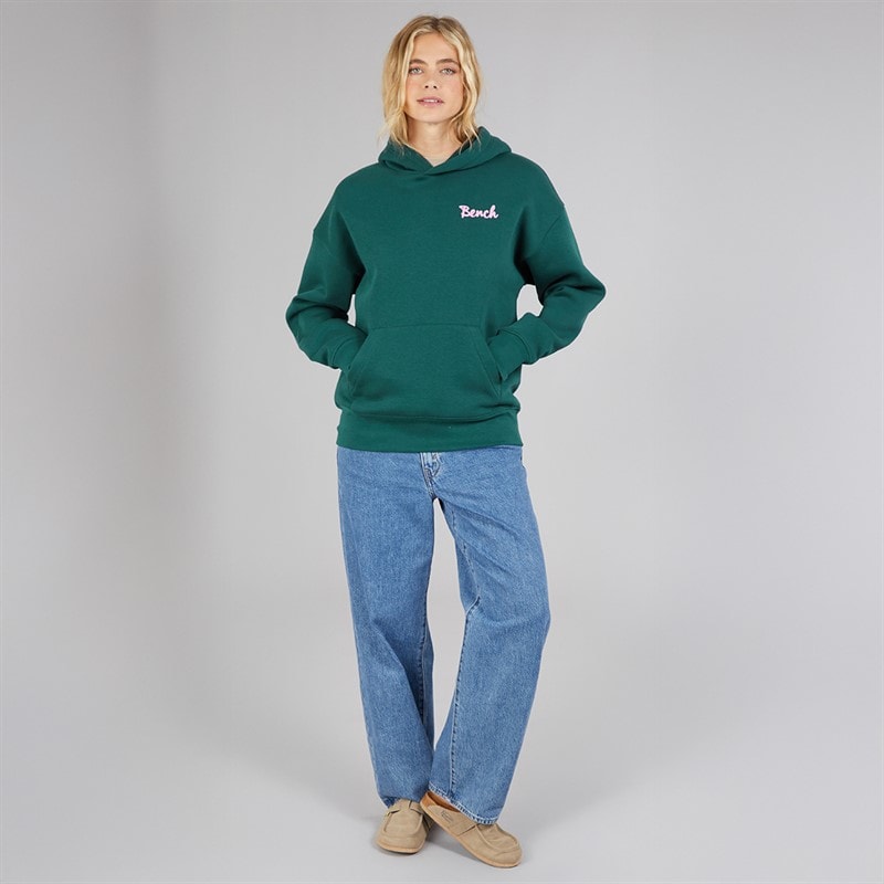 Bench Womens Lerra Hoodie Deep Teal - Image 4