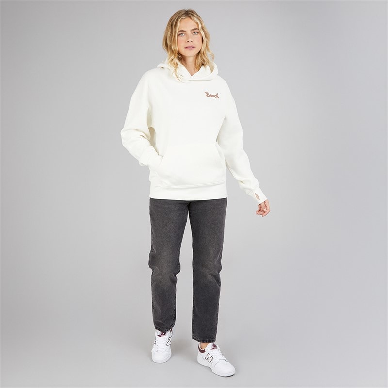 Bench Womens Lerra Hoodie Winter White - Image 4