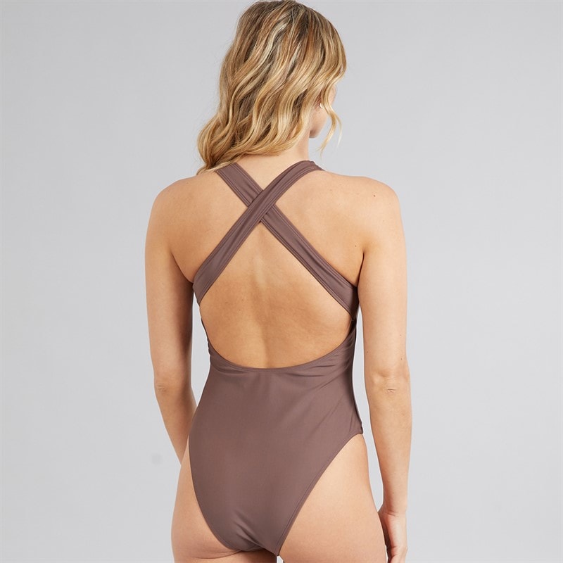 Bench Womens Dittany Swimsuit Chocolate - Image 2