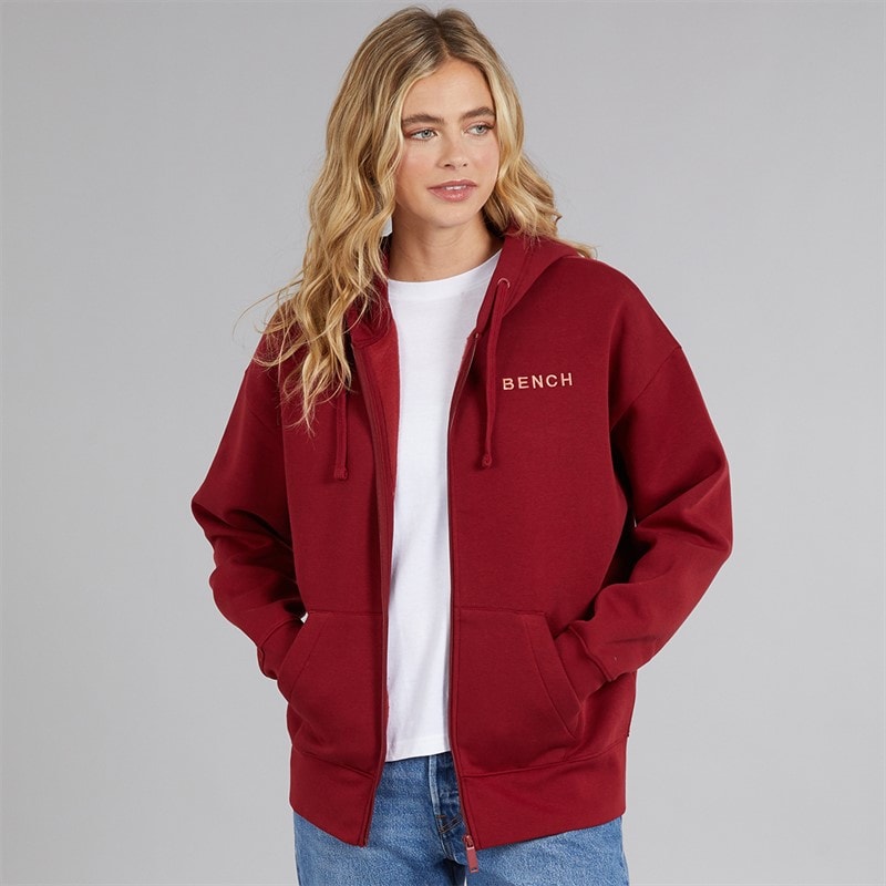 Bench Womens Catryn Hoodie Cranberry Juice