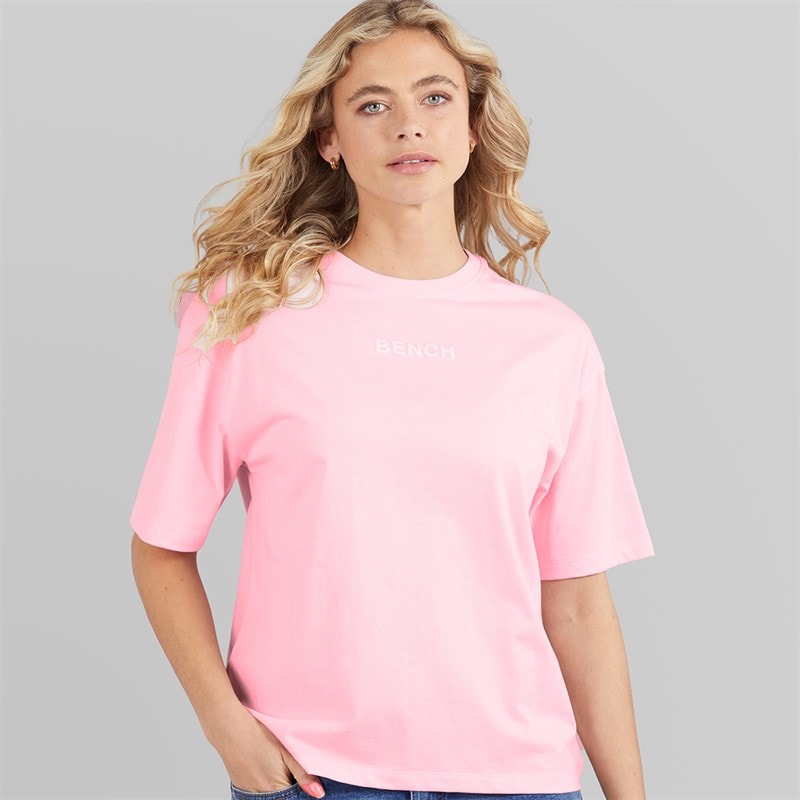 Bench Womens Lilla T-Shirt Pink - Image 2