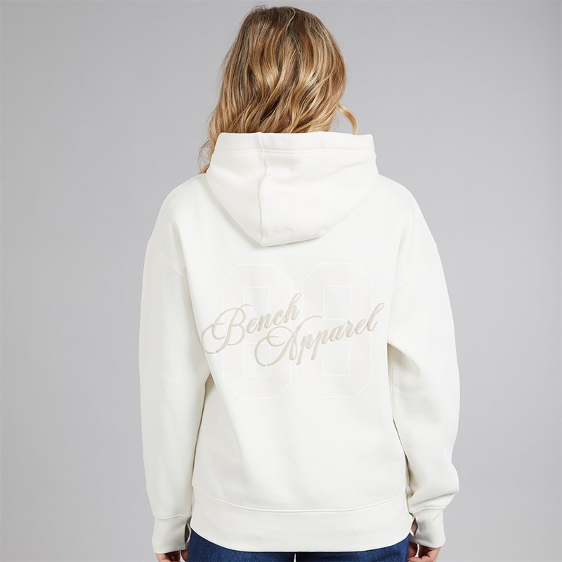 Bench Womens Pella Hoodie Winter White - Image 3