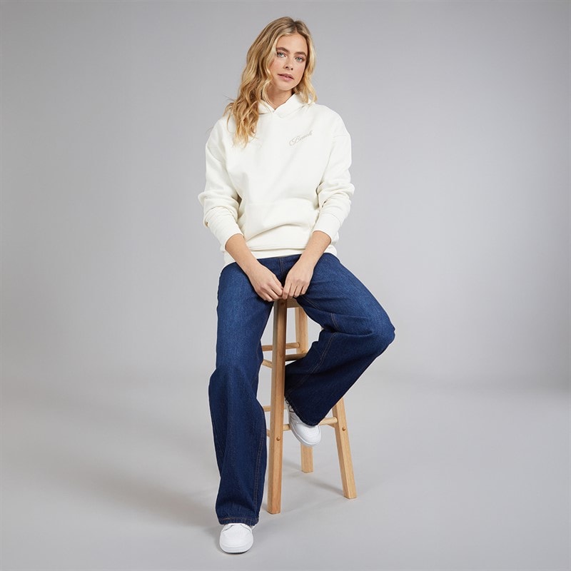 Bench Womens Pella Hoodie Winter White - Image 4