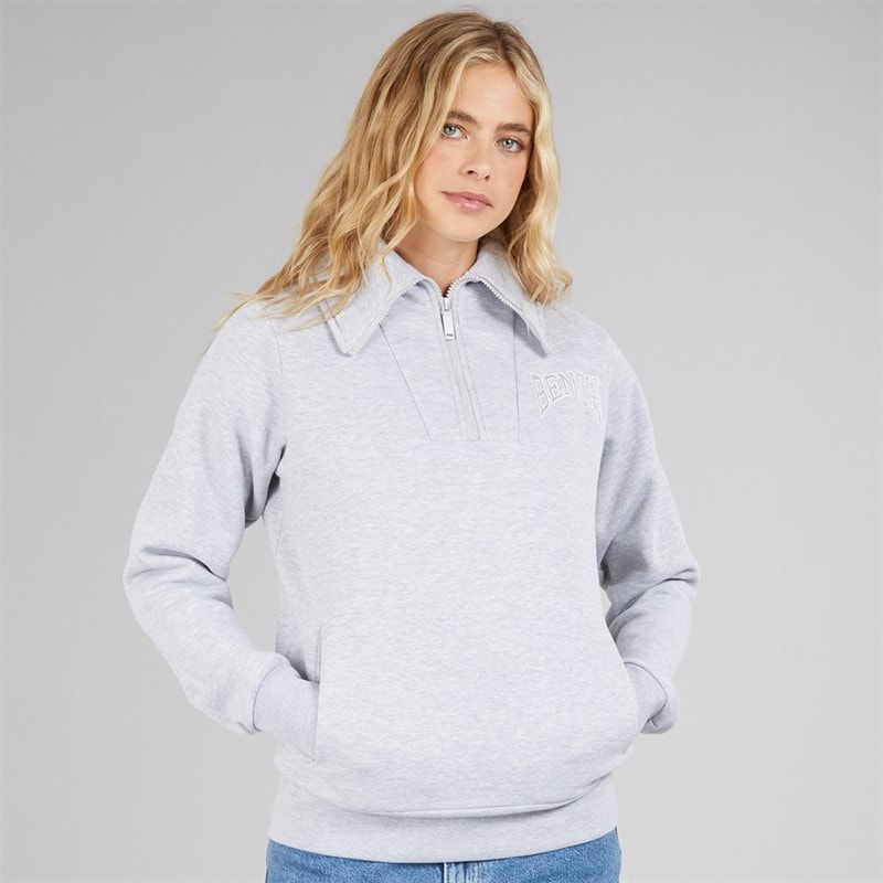 Bench Womens Kessa Sweatshirt Grey Marl - Image 3