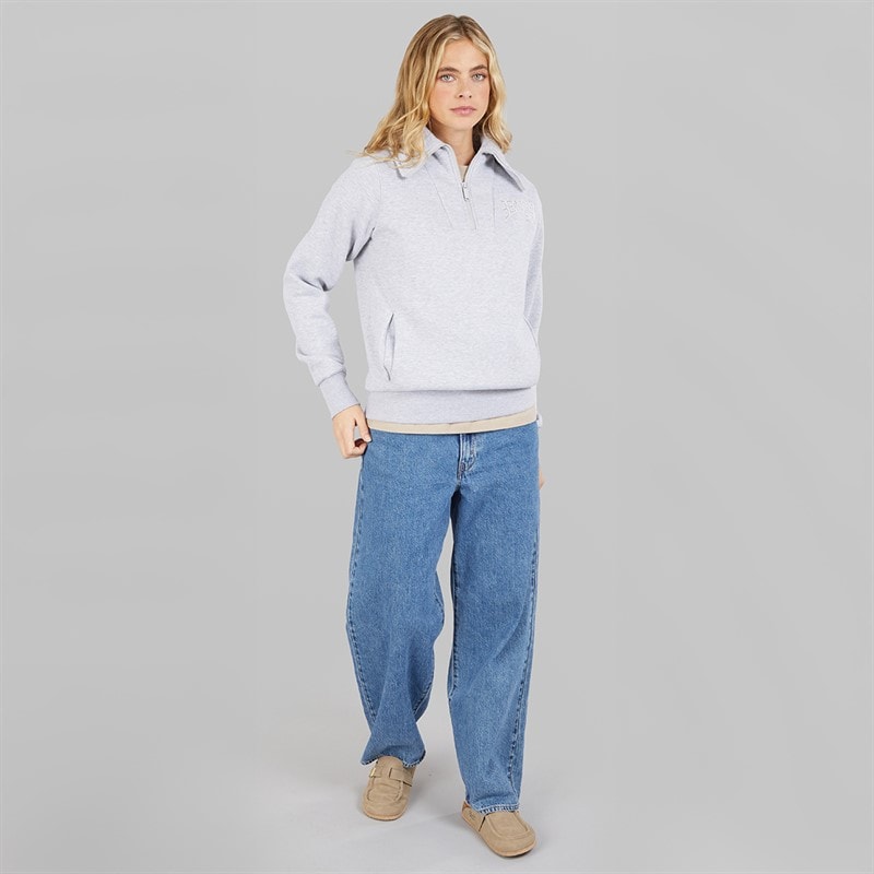 Bench Womens Kessa Sweatshirt Grey Marl - Image 4