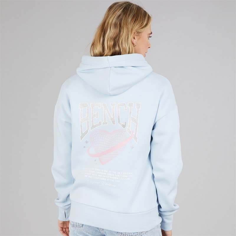 Bench Womens Nikah Hoodie Baby Blue - Image 3