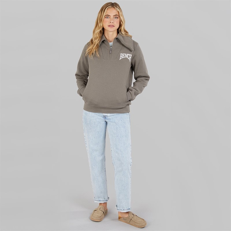 Bench Womens Kessa Sweatshirt Charcoal - Image 4