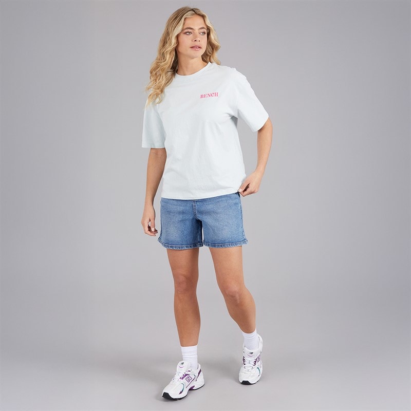 Bench Womens Doce Shorts Light Wash - Image 4