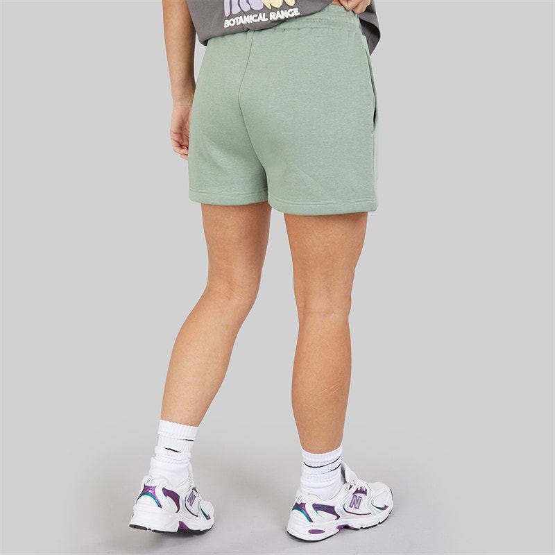 Bench Womens Loanne Fleece Shorts Sage Green - Image 2