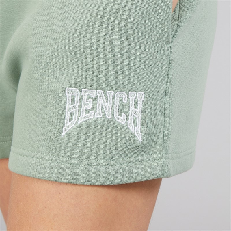 Bench Womens Loanne Fleece Shorts Sage Green - Image 3
