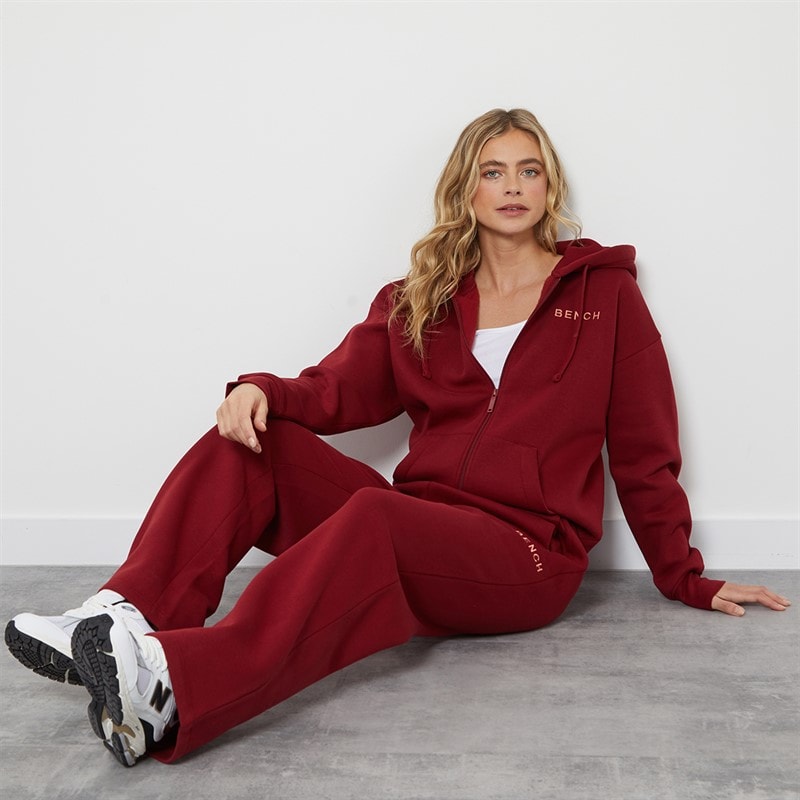 Bench Womens Velia Tracksuit Cranberry Juice - Image 4