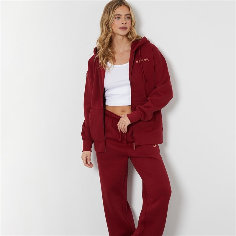 Bench Womens Velia Tracksuit Cranberry Juice - Image 5