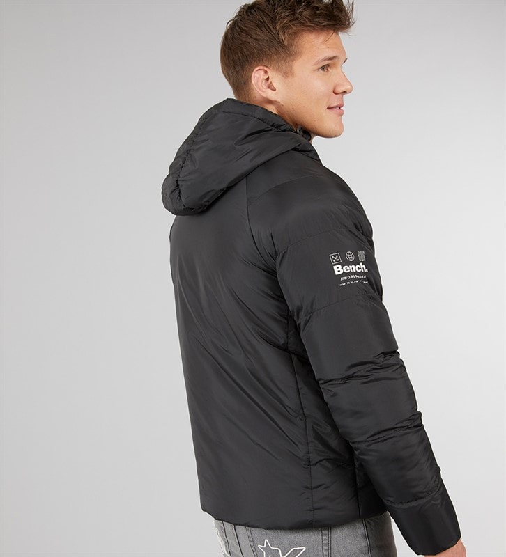 Bench Mens Rafera Padded Jacket A Black - Image 2