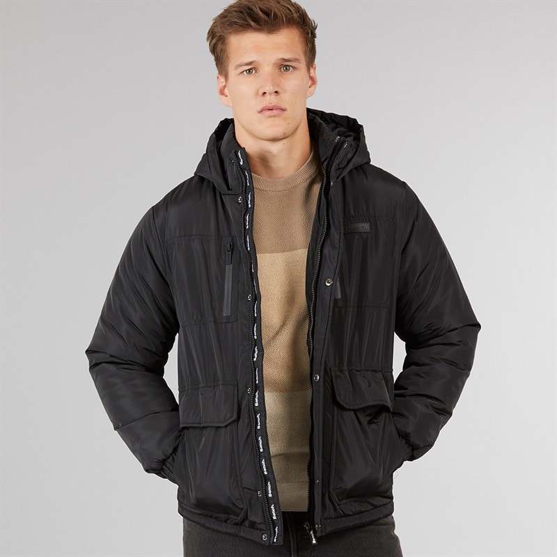 Bench Mens Loderi Padded Jacket A Black - Image 1