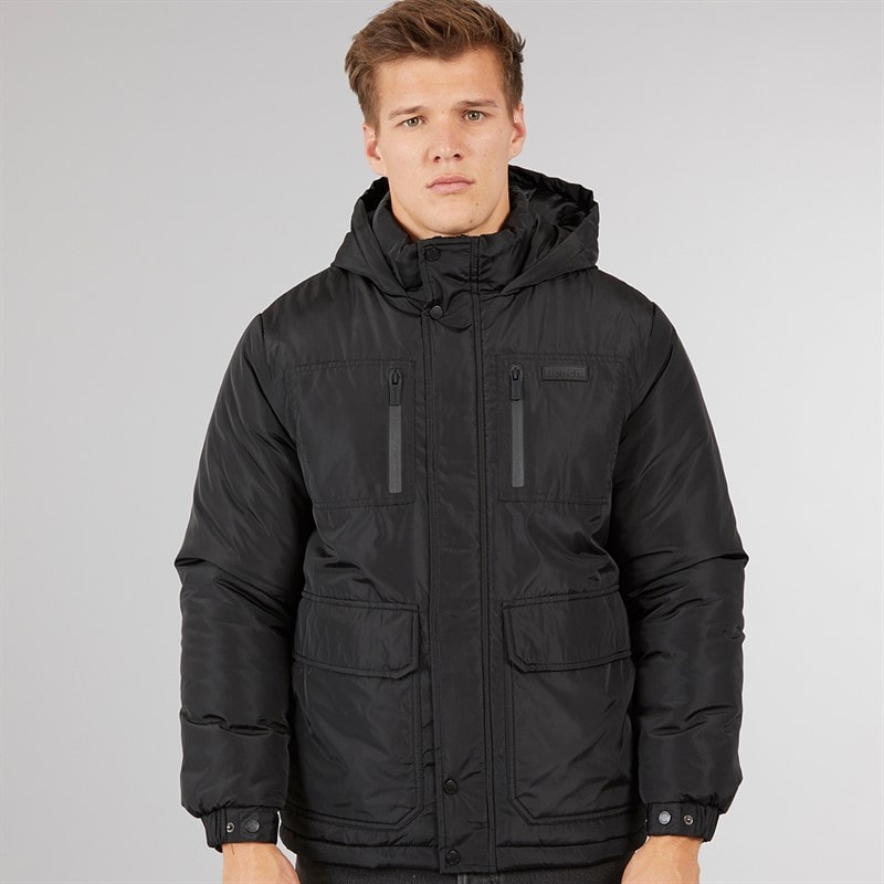 Bench Mens Loderi Padded Jacket A Black - Image 5