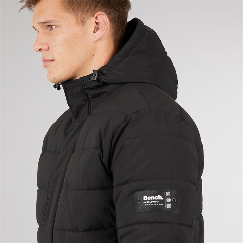 Bench Mens Voroni Padded Jacket A Black - Image 3