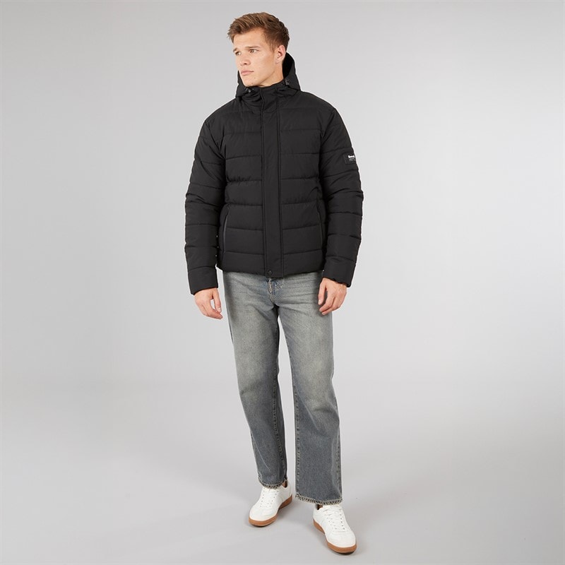 Bench Mens Voroni Padded Jacket A Black - Image 4