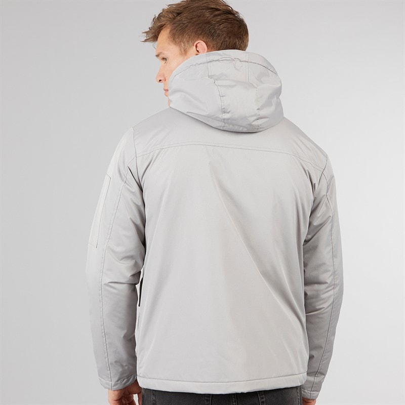 Bench Mens Valana Jacket Circular Grey - Image 2
