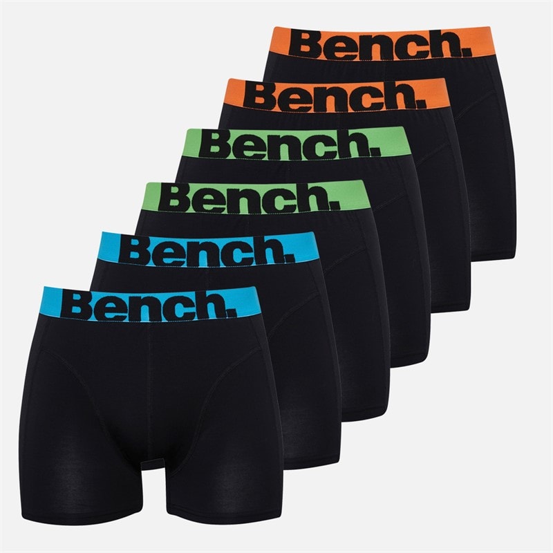 Bench Mens Hozier Six Pack Trunks Black/Black/Black - Image 1