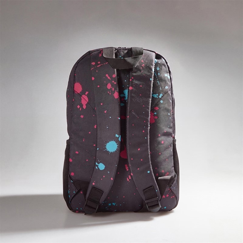 Bench Kids Backpack Black/Turquoise/Magenta Splatter - Image 3