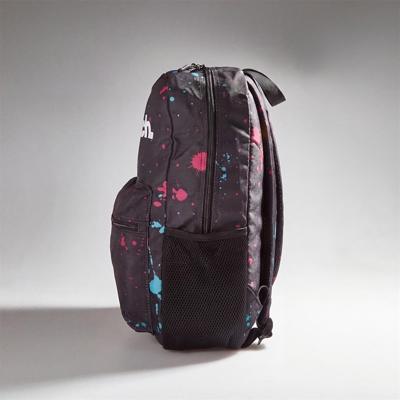 Bench Kids Backpack Black/Turquoise/Magenta Splatter - Image 4