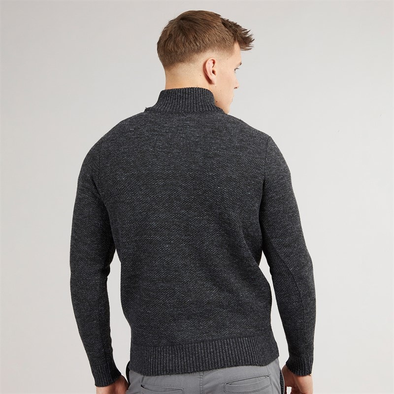 Bench Mens Palacio Jumper Black Marl - Image 2