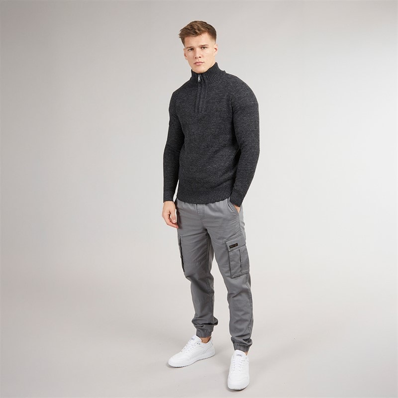 Bench Mens Palacio Jumper Black Marl - Image 4