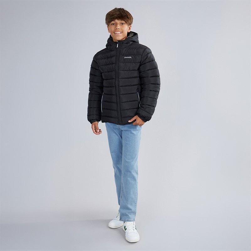 Bench Boys Lagan Coat Black - Image 4