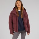 Bench Womens Alene Puffer Coat Cherry Lacquer