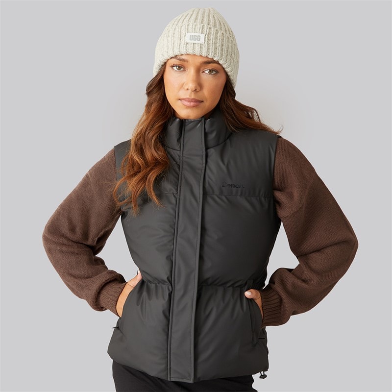 Bench Womens Kloh Puffer Gilet Black