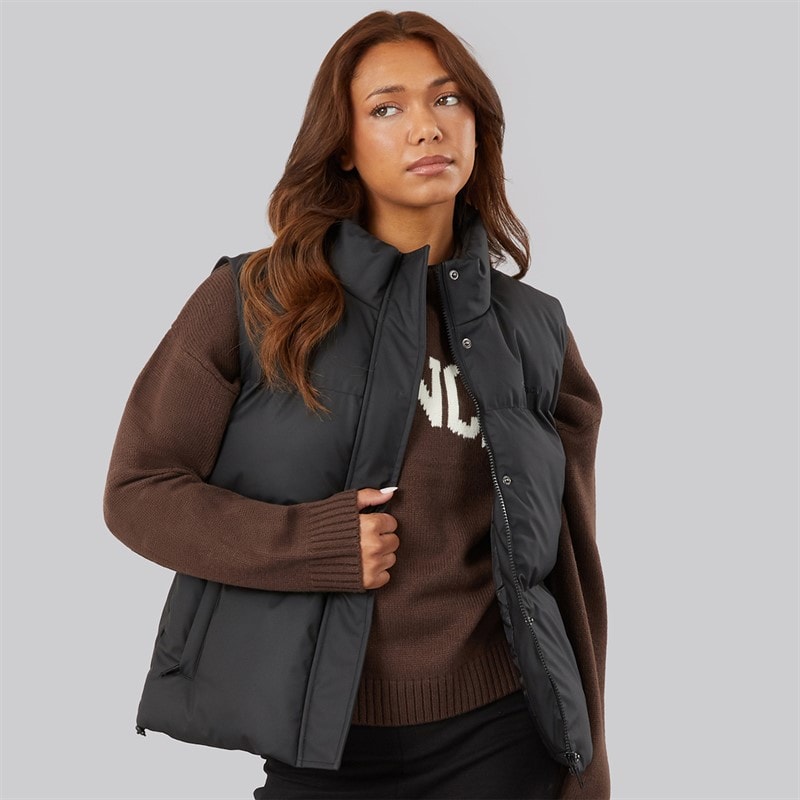 Bench Womens Kloh Puffer Gilet Black - Image 3