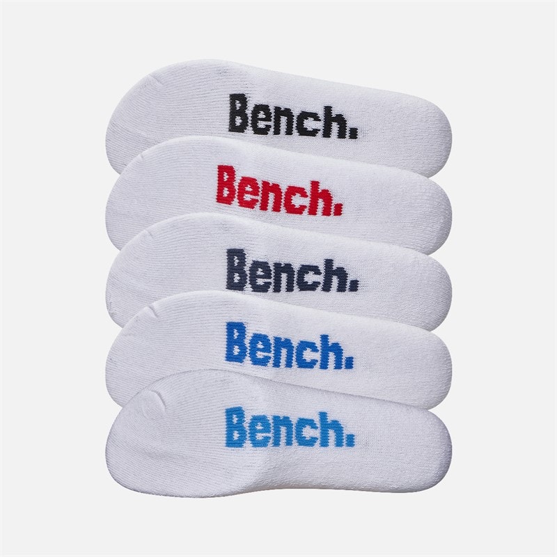 Bench Mens Ten Pack Quarter Socks White - Image 2
