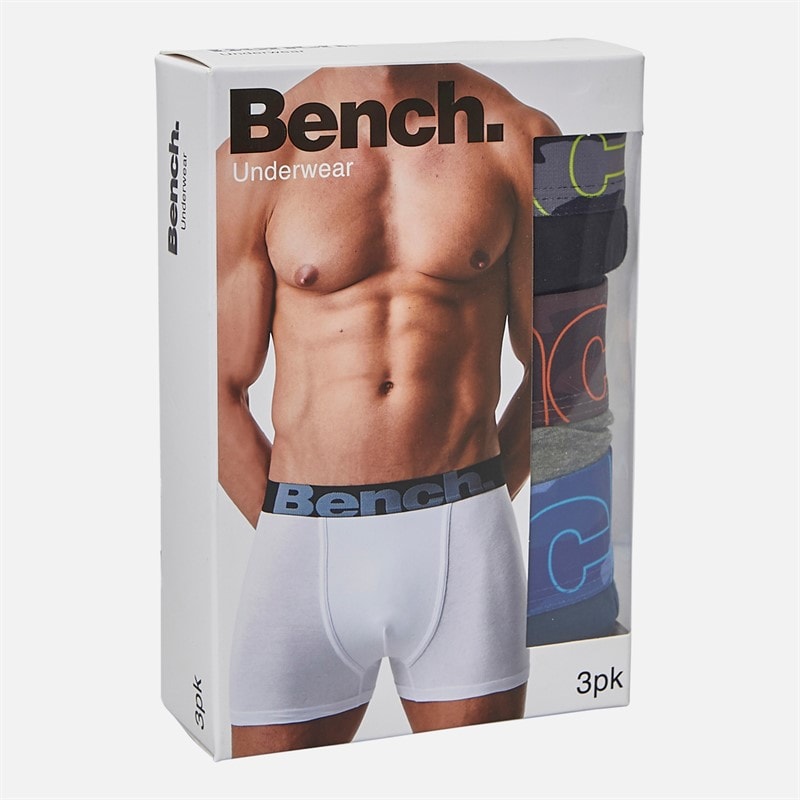Bench Mens Three Pack Boxer Shorts Assorted - Image 2